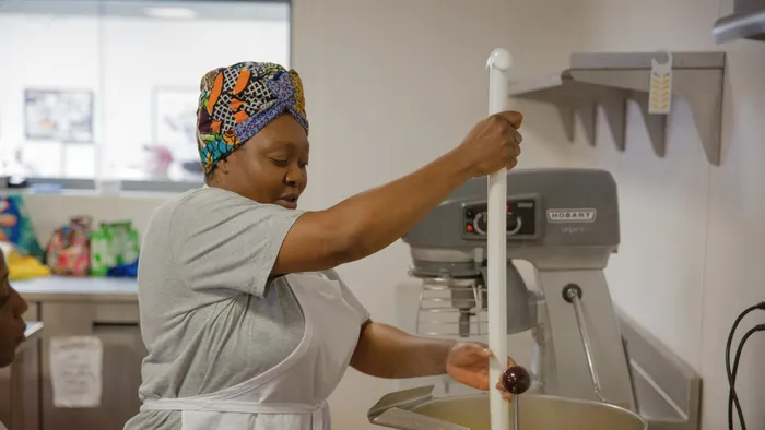 Paulette Ngachoko, a political refugee from Cameroon, founded the Hapi African Gourmet brand, a sunflower and peanut sauce company. 