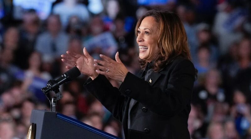 Democratic presidential nominee Vice President Kamala Harris speaks during a campaign event, Friday, Sept. 13, 2024, Wilkes-Barre, Pa. (AP Photo/Jacquelyn Martin)